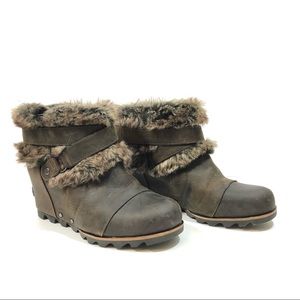 Sorel ‘Joan of Arctic’ waterproof wedge bootie